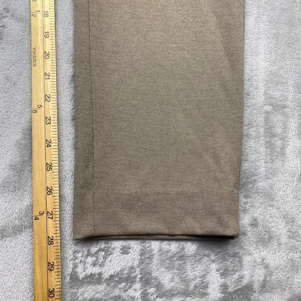 Banana Republic Mens Tailored Fit Dress‎ Pants Taupe Brown Sz 33 Preppy Grunge
